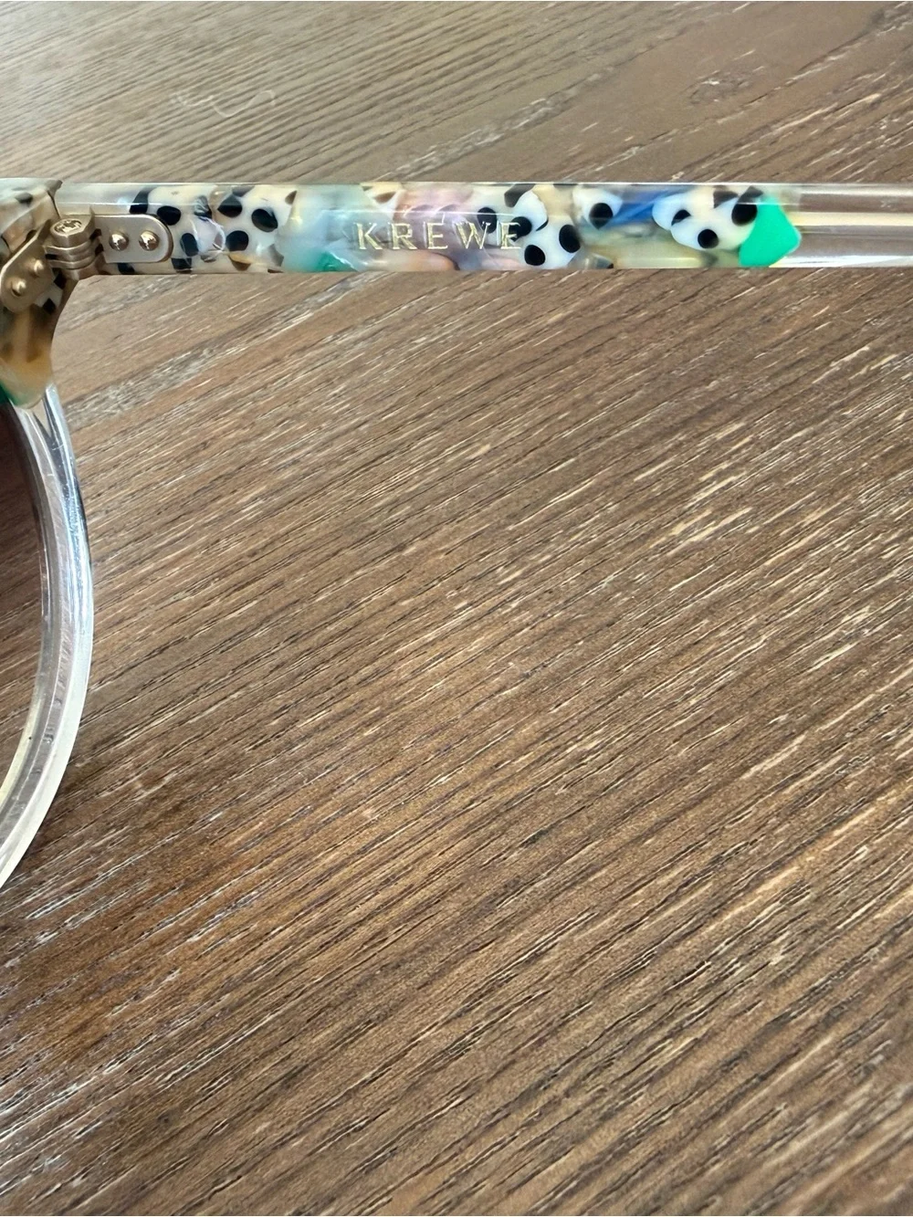 KREWE STL II sunglasses in Leopard/Crystal Acetate